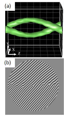 Double-helix optical response