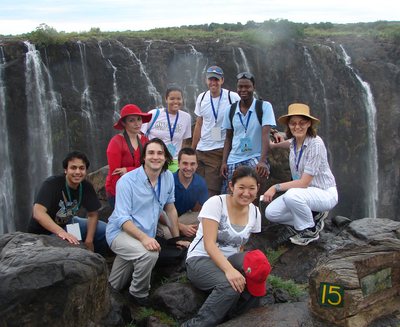 Nanotechnology for Clean Energy IGERT Trainees at A-MRS in Victoria Falls.