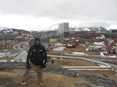 Tony in Nuuk, Greenland